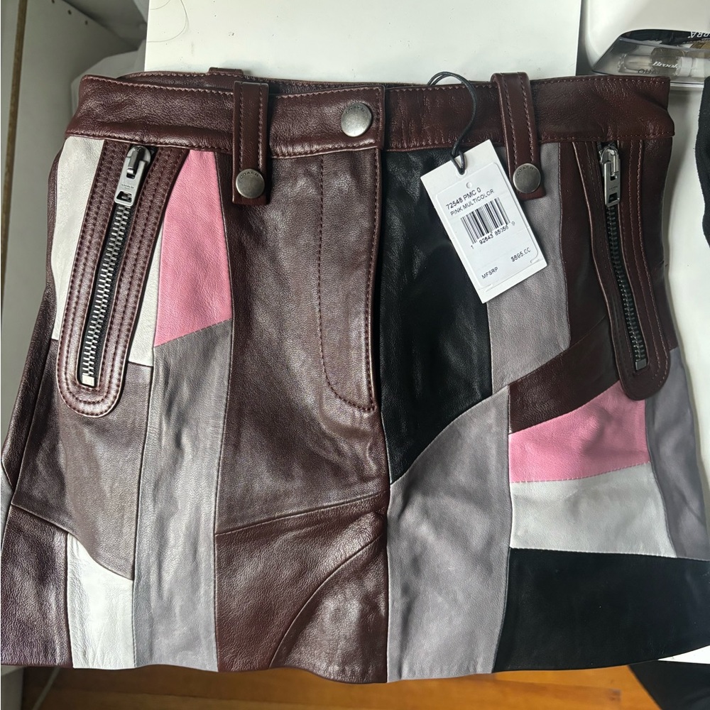 Coach Y2K vintage patchwork mini skirt